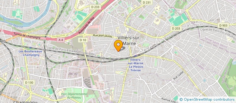 localisation de l'entreprise MERCURY  VILLIERS-SUR-MARNE