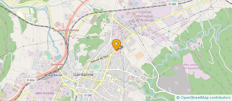 localisation de l'entreprise MERCURY FONCIER CONSULT à GARDANNE