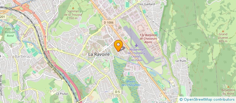 localisation de l'entreprise MERCUZE  LA RAVOIRE