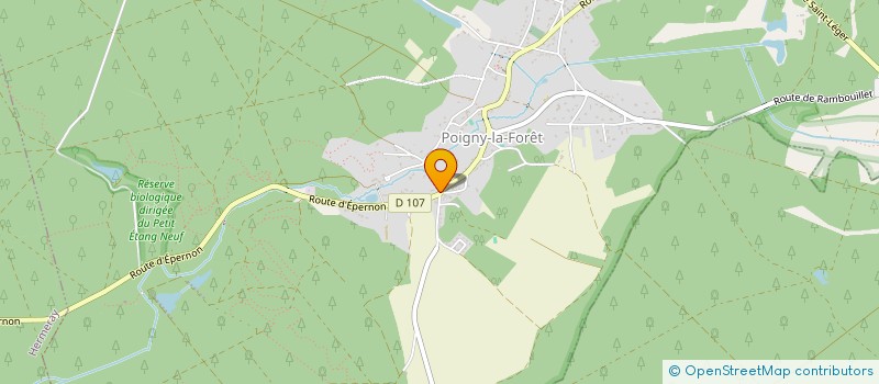 localisation de l'entreprise MERE AUTO  POIGNY-LA-FORET