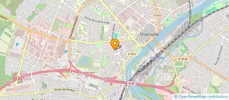 localisation de l'entreprise MERE-B1 à THIONVILLE