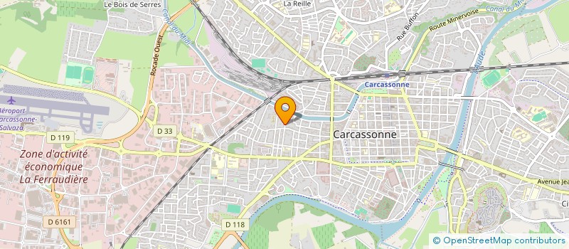 localisation de l'entreprise MERE ENFANT  CARCASSONNE