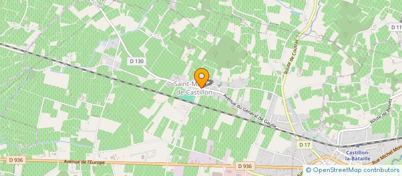 localisation de l'entreprise MERE ET FILLE  SAINT-MAGNE-DE-CASTILLON