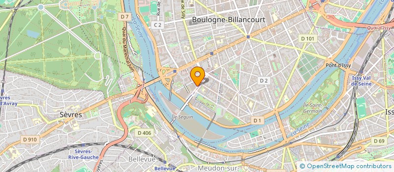 localisation de l'entreprise MERE ET FILS  BOULOGNE-BILLANCOURT