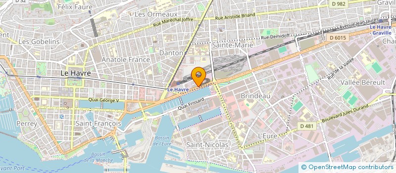 localisation de l'entreprise MERE FILS à LE HAVRE