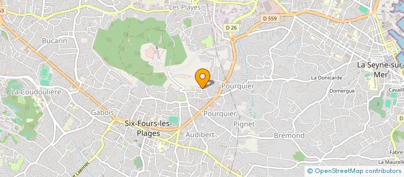 localisation de l'entreprise MERE-NOEL OFFICIEL à SIX-FOURS-LES-PLAGES