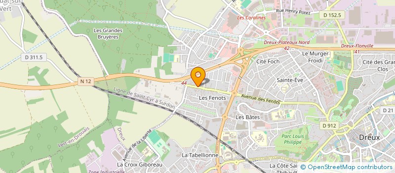 localisation de l'entreprise MERE TIKO à DREUX