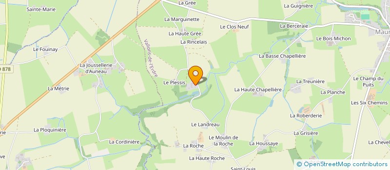 localisation de l'entreprise MEREAU  VALLONS-DE-L'ERDRE