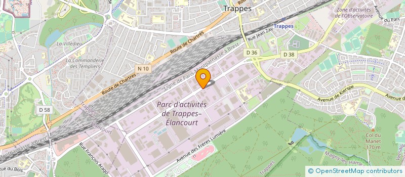 localisation de l'entreprise MEREBAT à TRAPPES