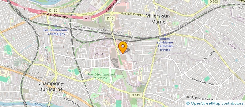 localisation de l'entreprise MERED à CHAMPIGNY-SUR-MARNE