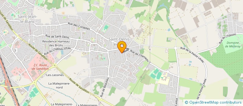 localisation de l'entreprise MEREDITH RADIGUE SARL à SAINT-DENIS-EN-VAL