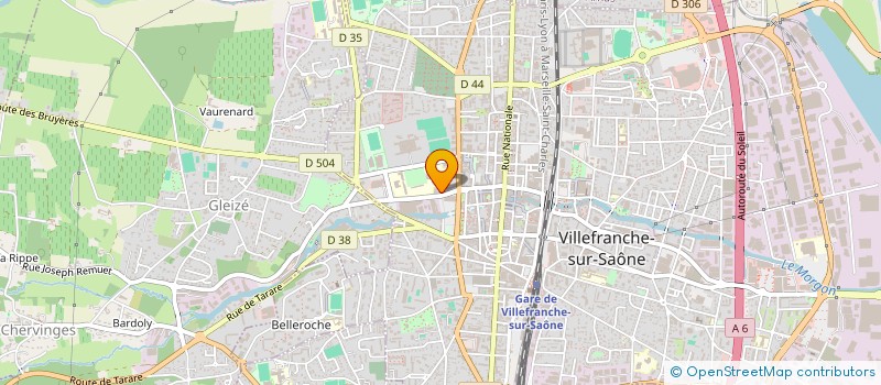 localisation de l'entreprise MEREGERS  VILLEFRANCHE-SUR-SAONE