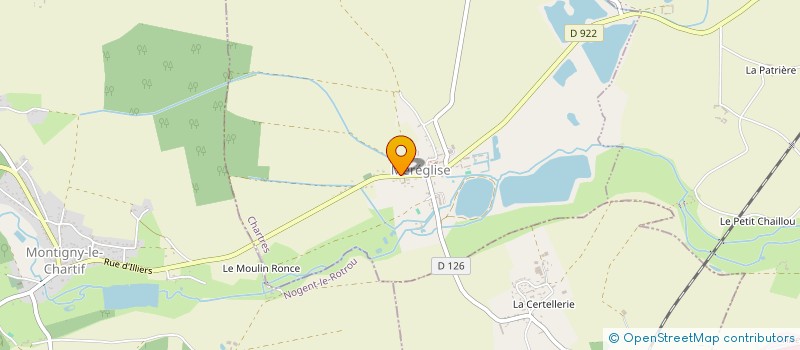 localisation de l'entreprise MEREGLISE ANIMATIONS à MEREGLISE