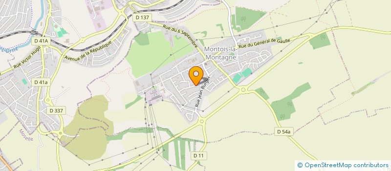 localisation de l'entreprise MEREL & PICARD  MONTOIS-LA-MONTAGNE