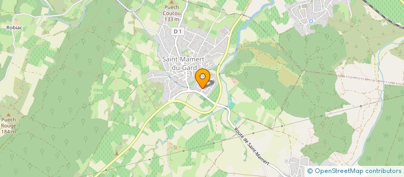 localisation de l'entreprise MEREMA  SAINT-MAMERT-DU-GARD