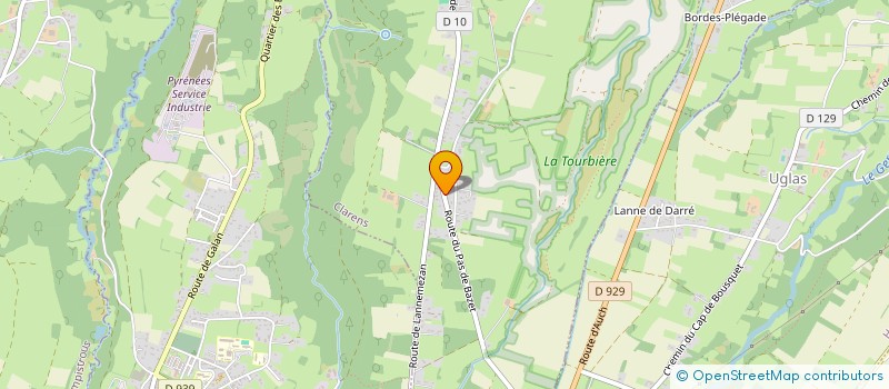 localisation de l'entreprise MERENS DU BOILA  CLARENS