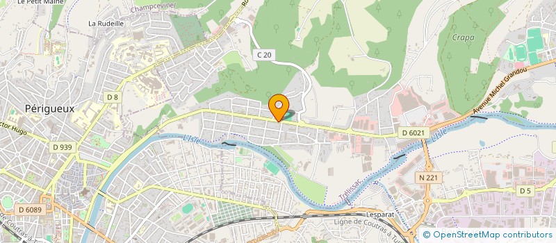 localisation de l'entreprise MERENTALIS LOCATION à TRELISSAC