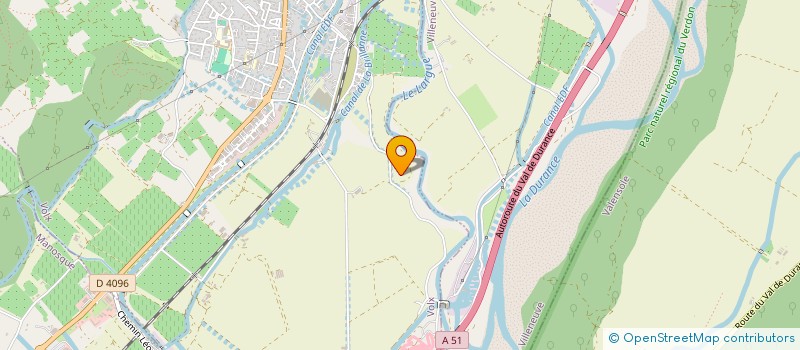 localisation de l'entreprise MERENTIE FRERES  VOLX