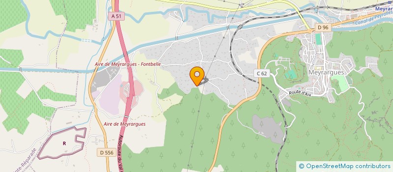 localisation de l'entreprise MERENTIER ET FILS à MEYRARGUES