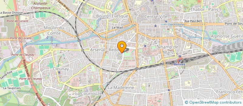 localisation de l'entreprise MEREO à RENNES