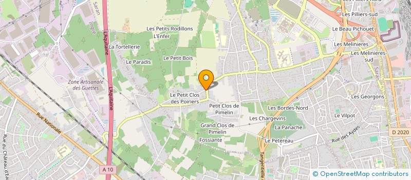 localisation de l'entreprise MERES ET FEMMES à SARAN