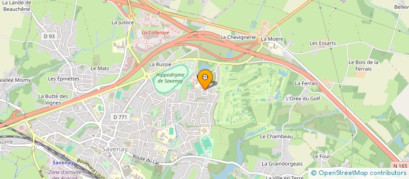 localisation de l'entreprise MERESCO à SAVENAY
