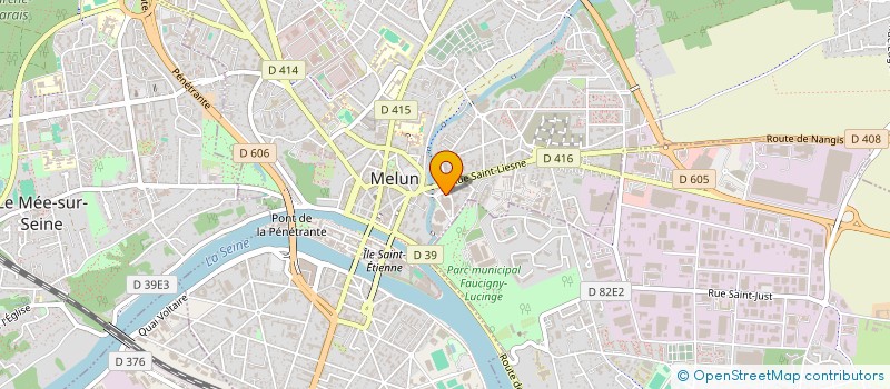 localisation de l'entreprise MERESSE-MONTEIRO à MELUN