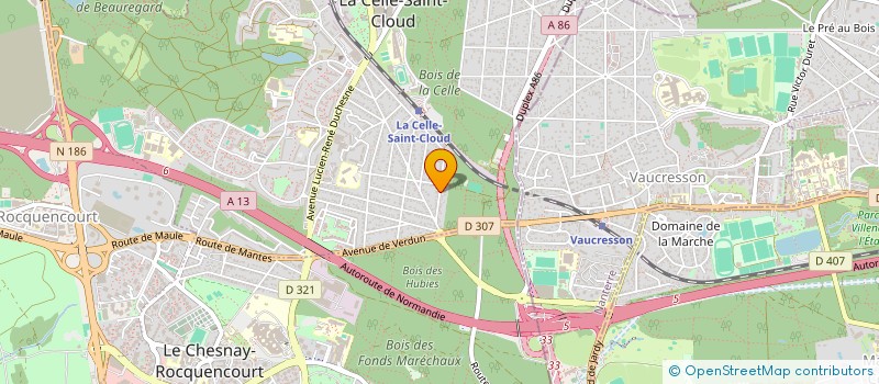 localisation de l'entreprise MEREVILLE  LA CELLE-SAINT-CLOUD