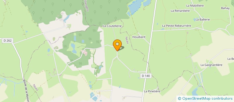 localisation de l'entreprise MEREZETTE  NEAU