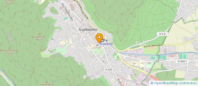 localisation de l'entreprise MERGEN FORMATIONS  GUEBWILLER