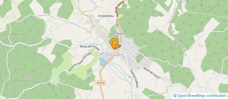 localisation de l'entreprise MERGUIL  CAZALS