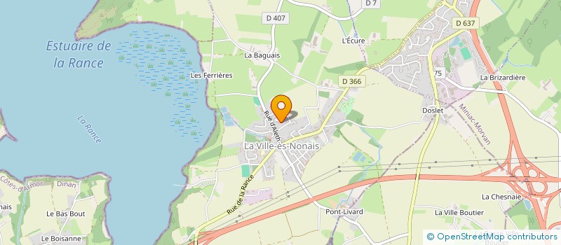 localisation de l'entreprise MERHIER  LA VILLE-ES-NONAIS