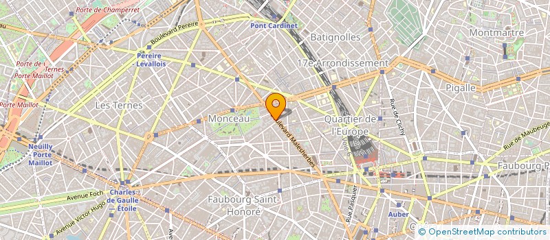 localisation de l'entreprise MERI CABINET D'ADMINISTRATION DE BIENS à PARIS
