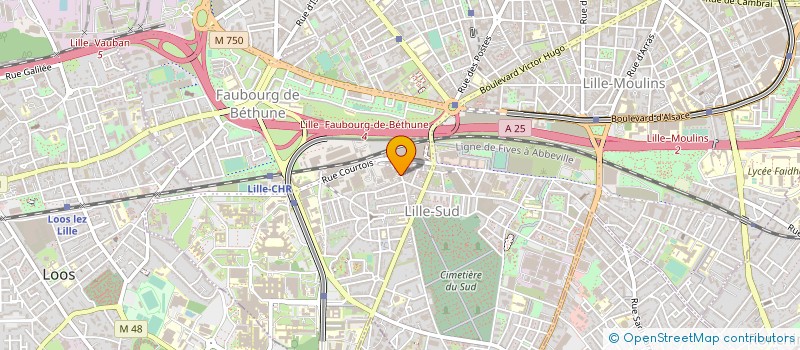 localisation de l'entreprise MERI LEC à LILLE