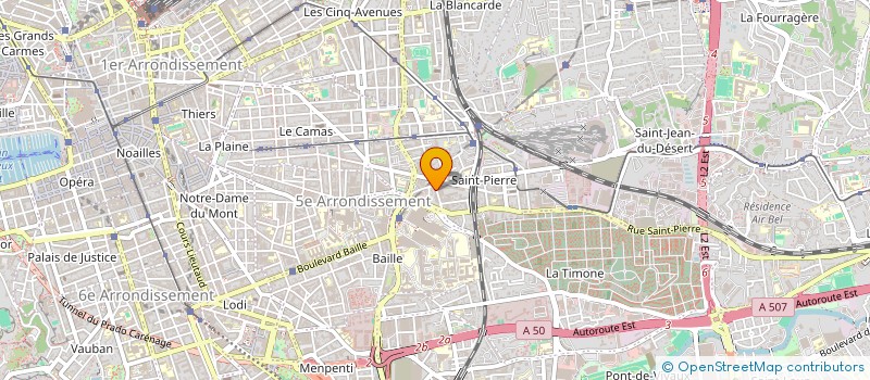 localisation de l'entreprise MERIAD INFORMATIQUE à MARSEILLE