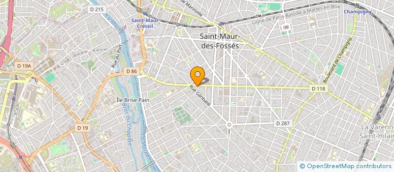 localisation de l'entreprise MERIAM à SAINT-MAUR-DES-FOSSES