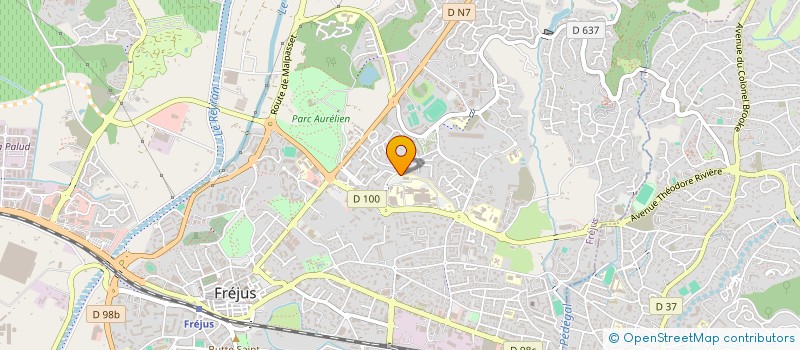 localisation de l'entreprise MERIANES à FREJUS