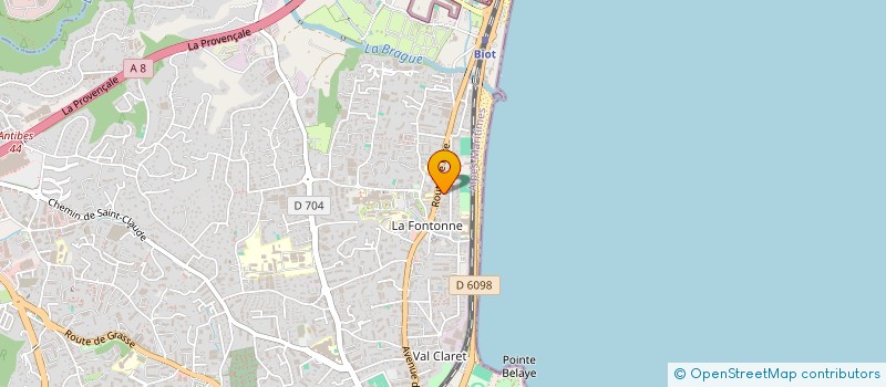 localisation de l'entreprise MERIANO-LEMAIRE à ANTIBES