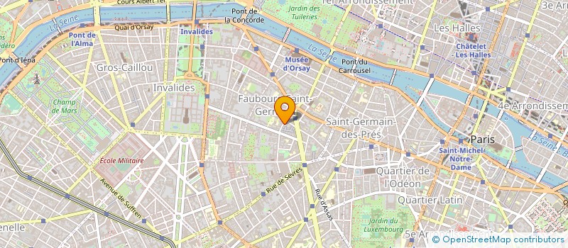 localisation de l'entreprise MERIAU PARIS à PARIS