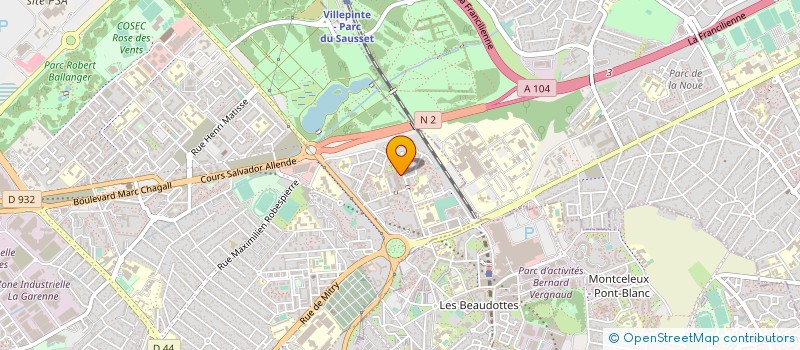 localisation de l'entreprise MERIBASSISTANCE à AULNAY-SOUS-BOIS