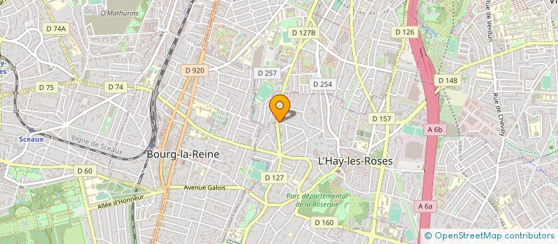 localisation de l'entreprise MERIBAT à L'HAY-LES-ROSES