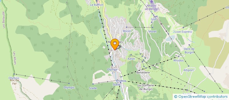 localisation de l'entreprise MERIBEL AM  LES ALLUES