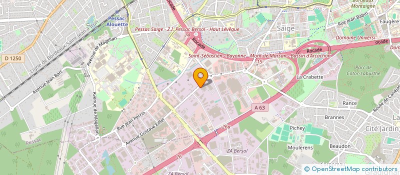 localisation de l'entreprise MERIBEL PHARMA PESSAC  PESSAC