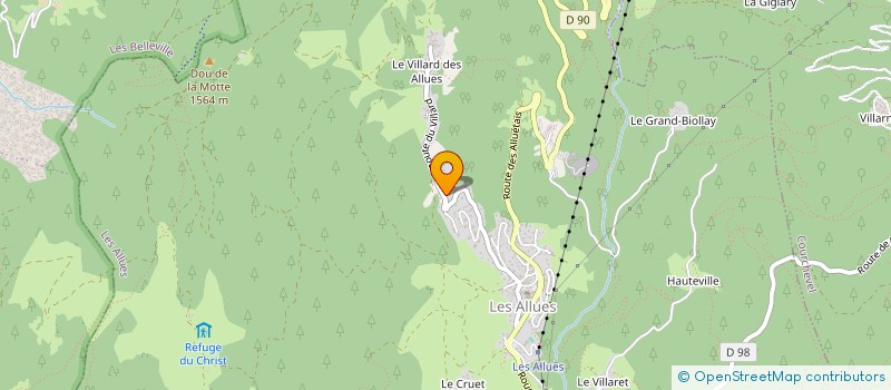 localisation de l'entreprise MERIBRID à LES ALLUES