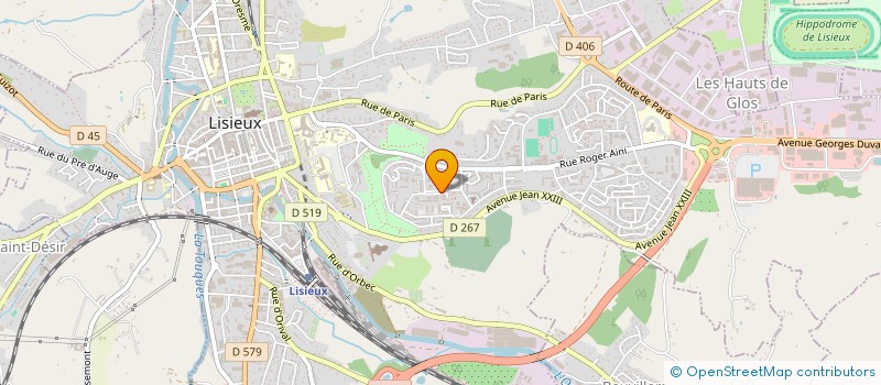 localisation de l'entreprise MERIC à LISIEUX