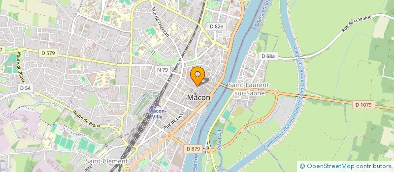 localisation de l'entreprise MERIC  MACON