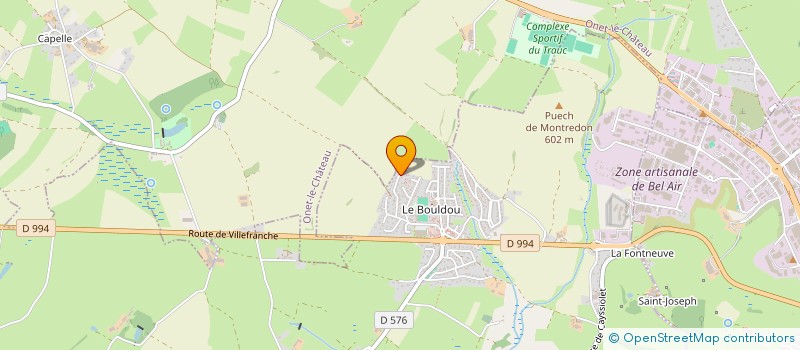 localisation de l'entreprise MERIC DEVEZE GRANDE  DRUELLE BALSAC