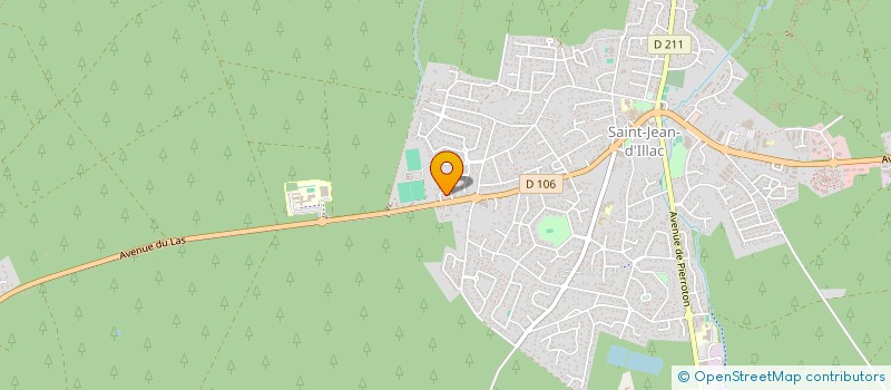 localisation de l'entreprise MERICATS  SAINT-JEAN-D'ILLAC