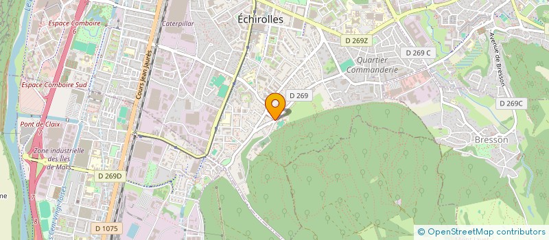 localisation de l'entreprise MERICI à ECHIROLLES