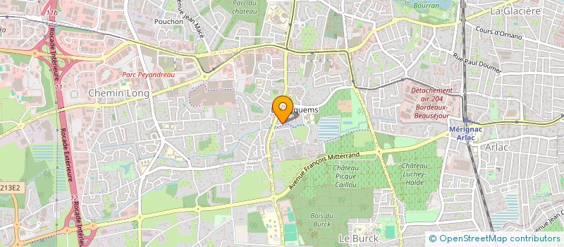 localisation de l'entreprise MERICONSEIL  MERIGNAC